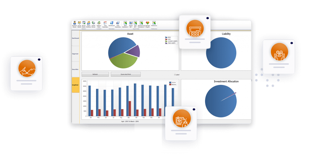 Features of Invest Plus Personal Finance Software